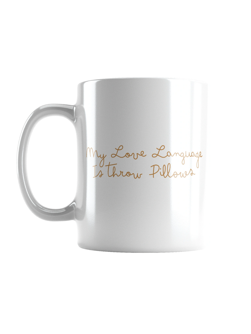 My Love Language Mug - Gold