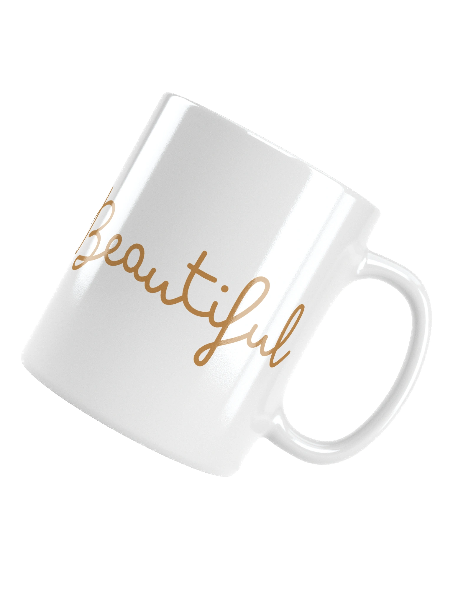 Make It Beautiful Mug - Gold